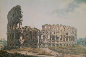 Kolezyum, Roma by Abraham Louis Rudolph Ducros
